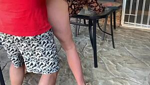 STEPMOM Gets Wild With MUTUAL MASTURBATION Outdoors Leading To Intense DOGGYSTYLE FUCK And SQUIRTING CREAMPIE Finish.