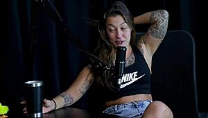 Oruan isn't her type, she's kissed famous people, started some fun in the nude, and wants to hook up with two bi guys - Flor de Damiana on Sheer Red.