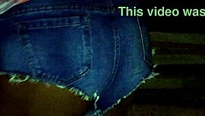 Discover the allure of hotpants paired with shiny pantyhose for a stylish look.