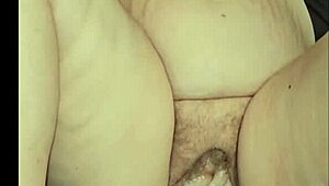 Unexpected Foot Penetration Exploring Every Inch Of Her Tight Milf Pussy Depths