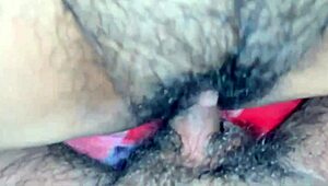 fucking the hairy pink pussy of my stepsister felt so intense in our homemade session.