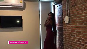 Who Knew This Sexy Asian Could Handle Such Intense Doggystyle And Facial Action