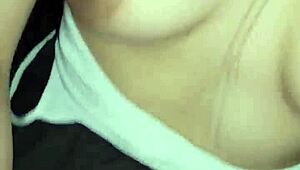 Amateur Mexican teen bends over for rough doggystyle sex with ex in homemade POV.