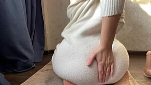 christmas anal sex with dildo for milf squirting orgasm and toys masturbation