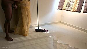 Indian maid subtly explores playful moments with her devar in a private setting