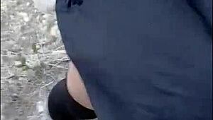 Hey hot slut, want me to spank your big ass and fill your shaved pussy with creampie outdoors?