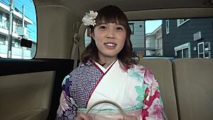 i feel so turned on by this cute japanese girl with hidden big natural tits and curvy body in bra and underwear on bed