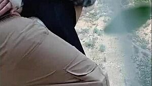 Hey hot slut, want me to spank your big ass and fill your shaved pussy with creampie outdoors?