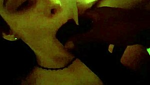 Why is she sucking that monster like a total slut?