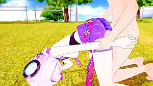 Whoa, Citlali gets pounded hard by Aether in this intense Genshin Impact hentai scene 😏