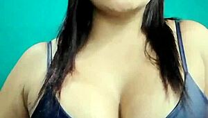 My girlfriend's in her college room masturbating hard until she hits that eye-rolling orgasm 😜