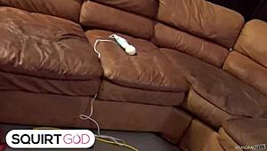 summer raes huge juicy booty gets spanked hard, then pounded doggystyle until covered in cum from that monster cock