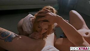 i gave my shy petite blonde stepdad a deepthroat fuck as a small hardcore gift from this little teen.