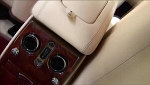 Dude Keeps His Shirt And Tie On While Fucking Sexy Woman In Lingerie Bent Over In And On Car!