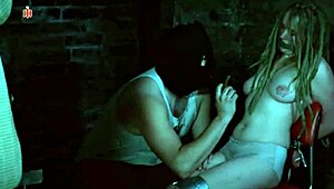 House of madness unleashes bold halloween fantasy with bound submissive slut in erotic monster food play