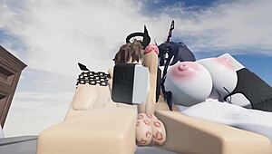 Detailed scene of fucking my friend while her boyfriend is away in a hot collaboration.