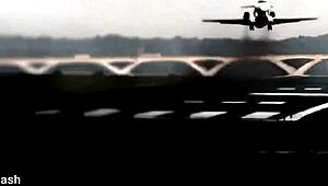 this horny blonde cutie was showing off her exercise ball moves, then she went all in on that big black cock