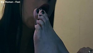 It's kind of cute watching your feet obsession with this bound brunette and redhead in lingerie