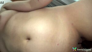 Sexy Japanese Chubby Model Brunette Kaede Morimoto Bent Over Blowjob Doggystyle