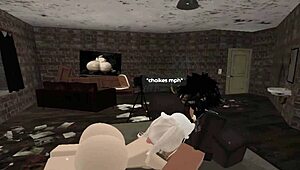 why does this cute girl landlord get wrecked by bbc on roblox?