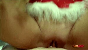 Step Mom Ellie Tay Rides in Cowgirl and Doggystyle for Taboo Christmas Gift