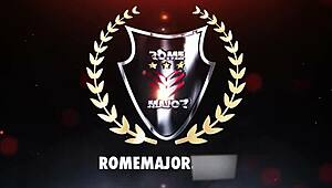 Maggie Green gets a wild interracial booty call with Rome Major deepthroating and squirting in lingerie.