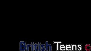 the essex nurse in uniform teases her patient with lingerie before getting her wet pussy eaten out. then she gives a deepthroat blowjob and swallows cum.