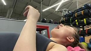whoa, that extreme squirt sex with a stranger post-gym training was insane, her big tits and fat ass everywhere