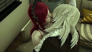 Watch Mush-Oku Tensei Hilda And Ghislaine In Futa Scene!