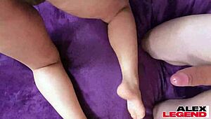 Damn, thick gal Sarah Arabic swallows all that milk after raw fucking with deepthroat and rough riding!