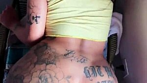 ready for hot brunette's interracial creampie on rocking chair?