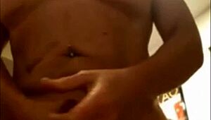 Why Does Busty Tranny Cum While Playing With Cock?