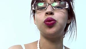 Shary demonstrates step-by-step masturbation techniques for teens to achieve cum in hardcore oral session