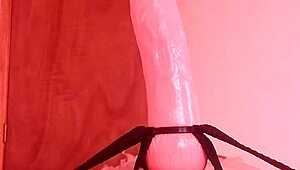 Hey, wanna see me riding this anal dildo? Probando juguete por el culo, it's intense!
