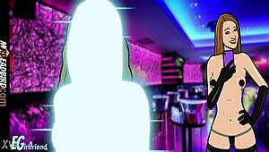 I remember that wild night at the strip club with dancing and games.