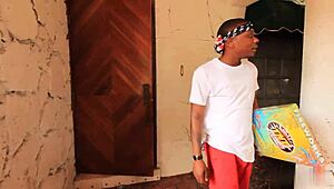 Fireworks explode while I give deepthroat blowjobs to that big black cock on the 4th 