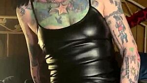 Milf Hotink4u Orgasms Hard Riding A Dildo With Wet Pussy And Piercing