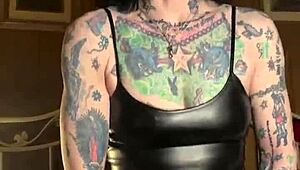 Milf Hotink4u Orgasms Hard Riding A Dildo With Wet Pussy And Piercing