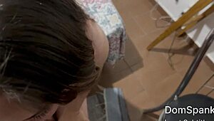 Big ass Latina shakes booty before hard mouth fuck and ass pounding full premium video