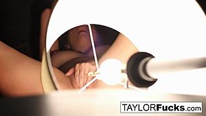 Taylor Vixen Masturbates In Hotel Room With Big Tits And Pussy Exposed