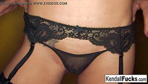 kendall karson hints at a sensual tease with that intriguing stock fetish vibe