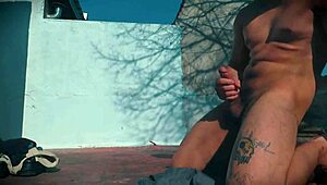 Big Men With Sexy Big Cock And Ass Sunbathing Sensually Comfortable Relaxed And Lying Down