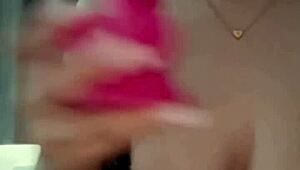 hey, this playful brunette is all about that dildo fun in solo squirting action