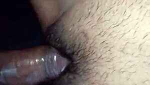 Indian bhabhi with big natural tits gets close-up sex in bedroom