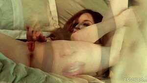 whoa, watch this black lingerie babe stoya in solo teen action 😉