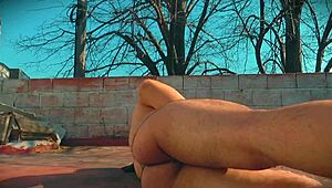 Big Men With Sexy Big Cock And Ass Sunbathing Sensually Comfortable Relaxed And Lying Down