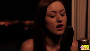 karlie montana's always dreamed of a proposal, so she's sharin' her lesbian kissin' and lickin' stories with puffy nipple play 😘