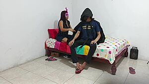 Cuckold heads out and we keep masturbating just for each other fun