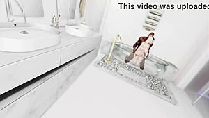 Quinn Ying takes on boob patrol duties in this police game promo