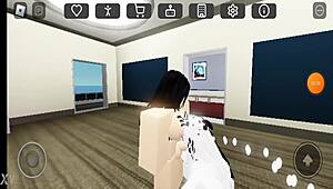 Futa girl penetrates cow in intense futanari encounter with thrusting and domination details.